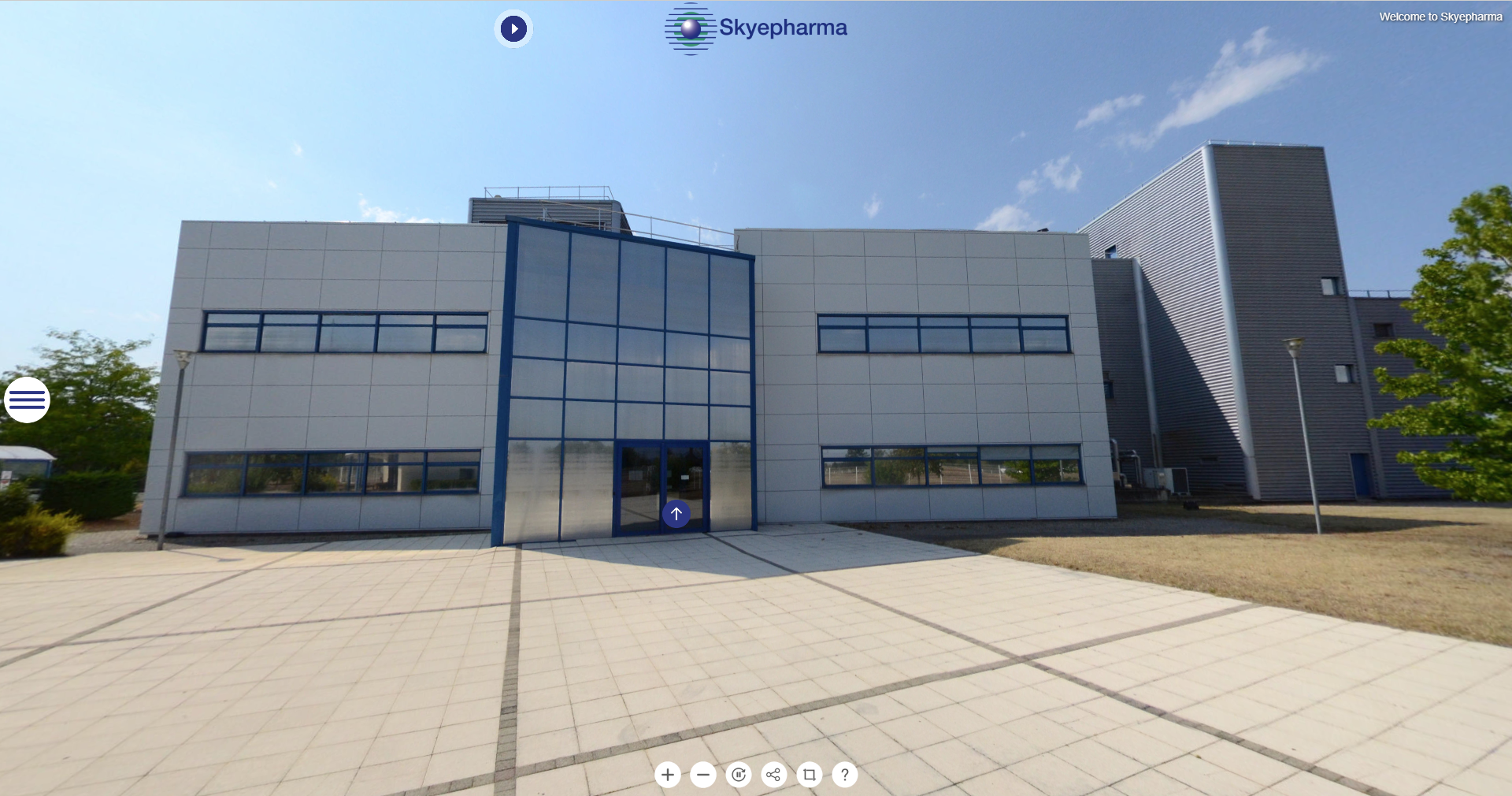 visite virtuelle Skyepharma