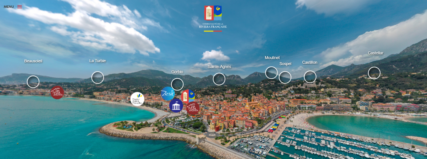 Communauté de la Riviera Française - 10 avantages de la visite virtuelle