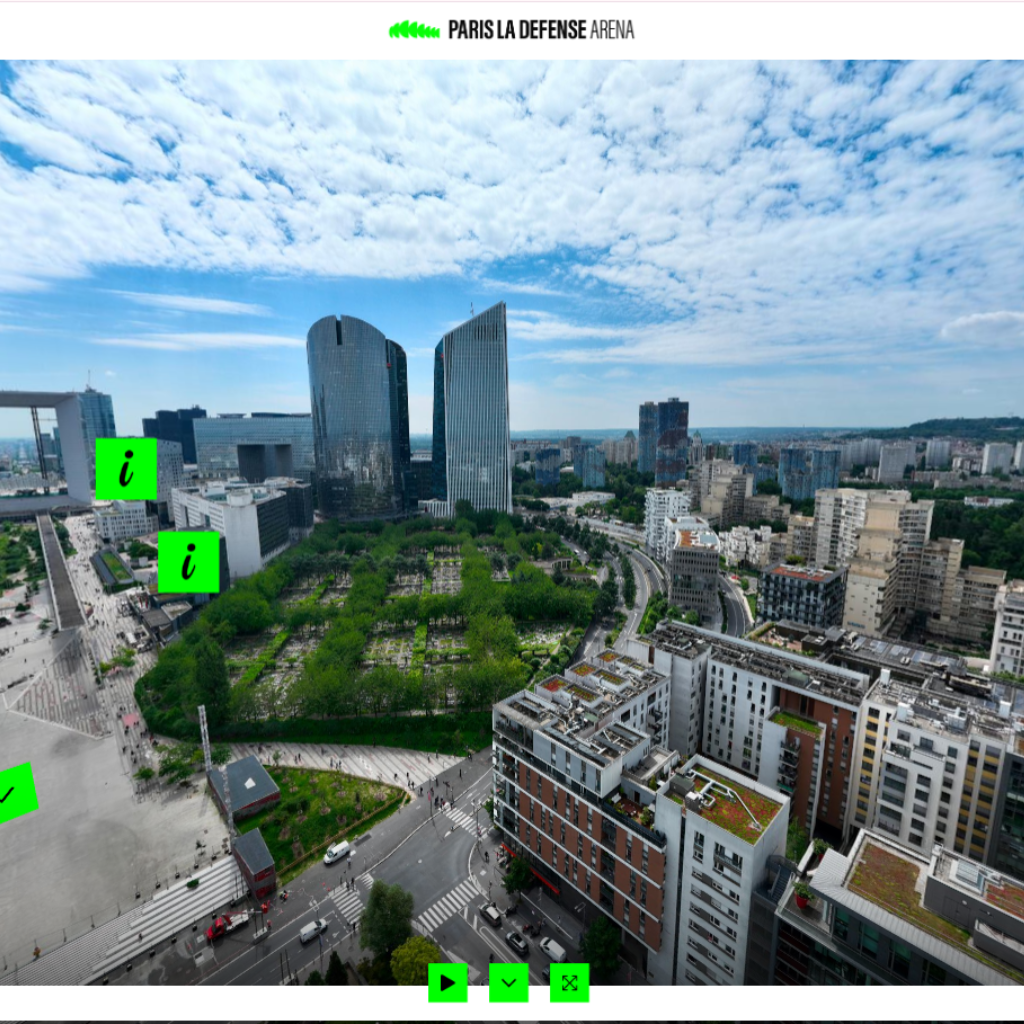 La Défense Arena - Vue aérienne