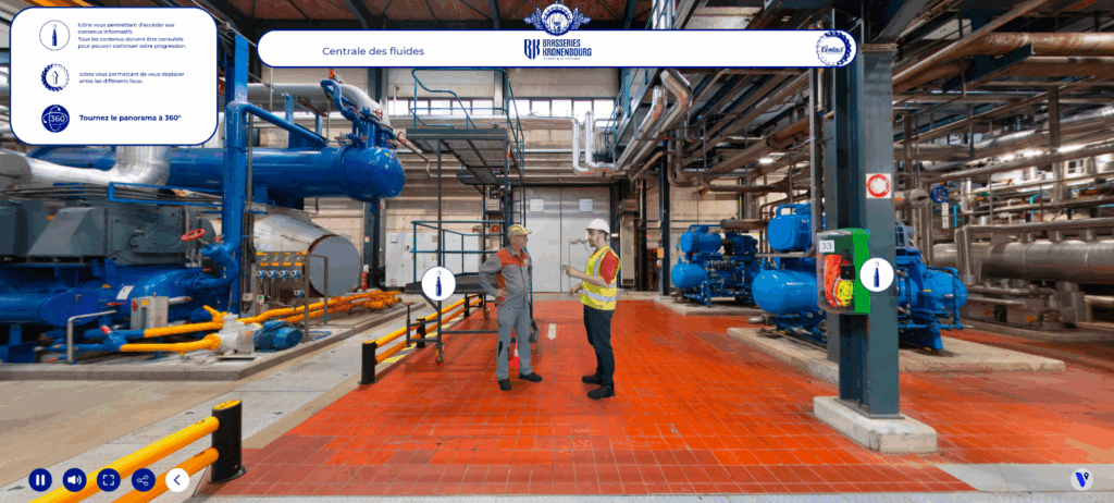 Prévention VR - intérieur usine Kronenbourg
